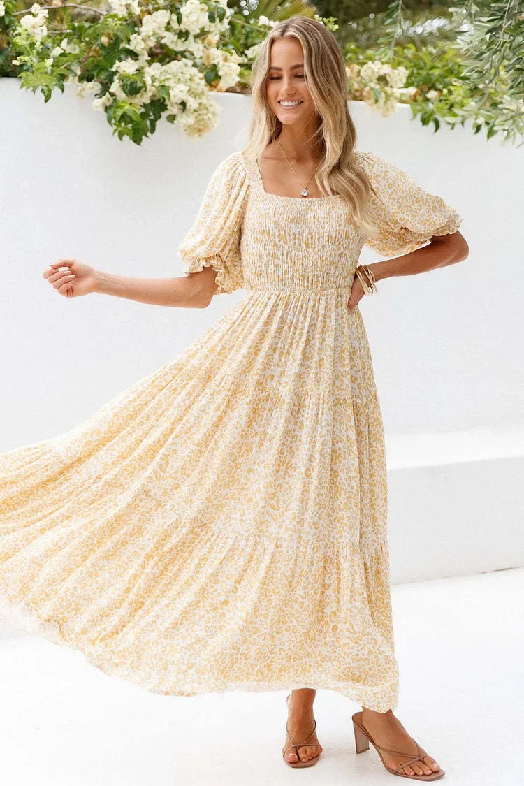 Élise - Robe à smocks