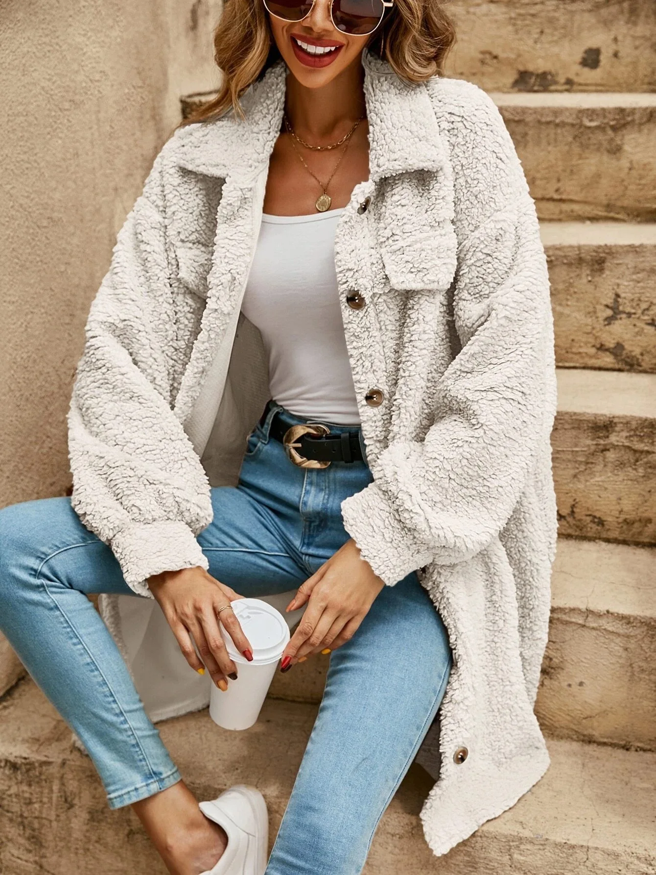 Mila | Fleece dames jas