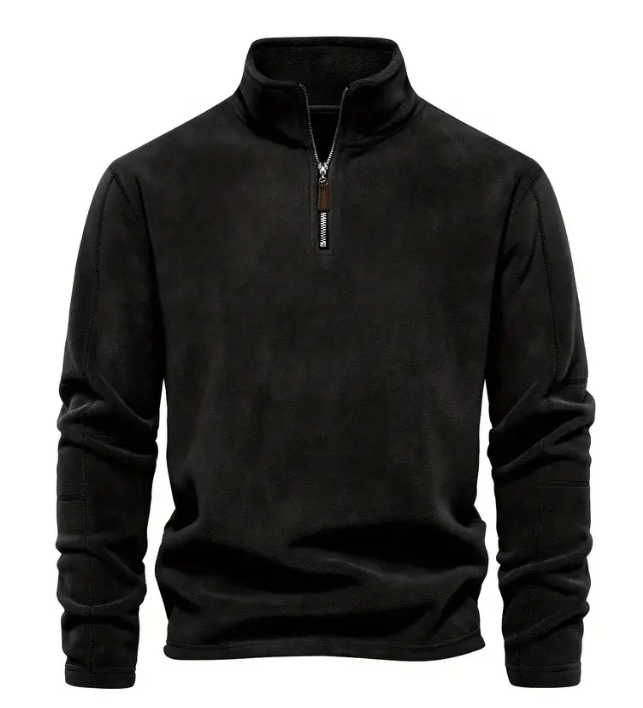 Boaz | Corduroy Half Zip Trui
