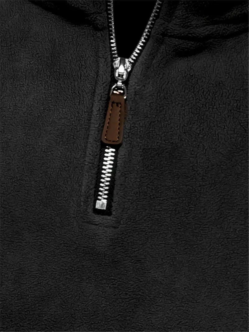Boaz | Corduroy Half Zip Trui