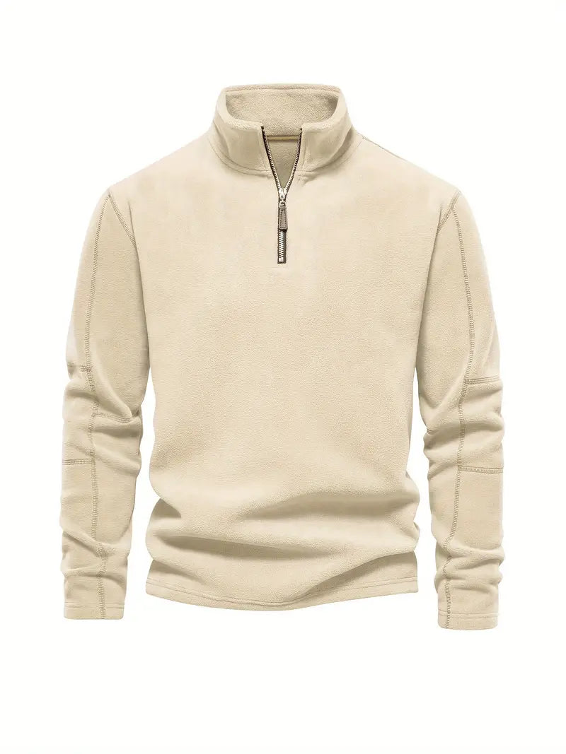 Boaz | Corduroy Half Zip Trui