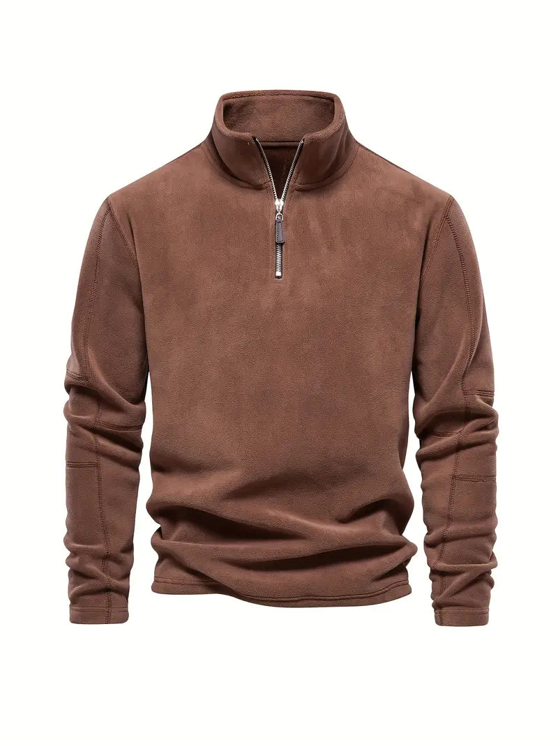 Boaz | Corduroy Half Zip Trui