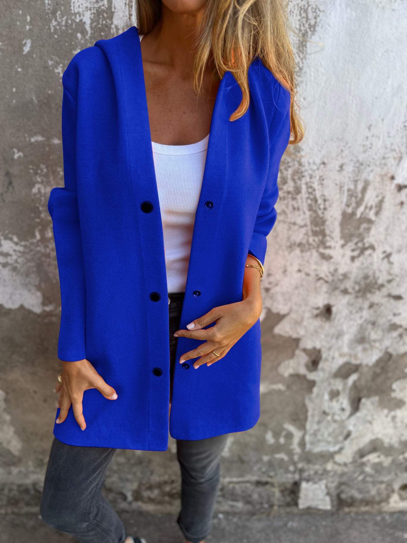 Lois | Casual blazer met capuchon