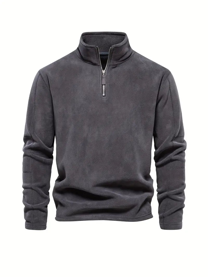 Boaz | Corduroy Half Zip Trui