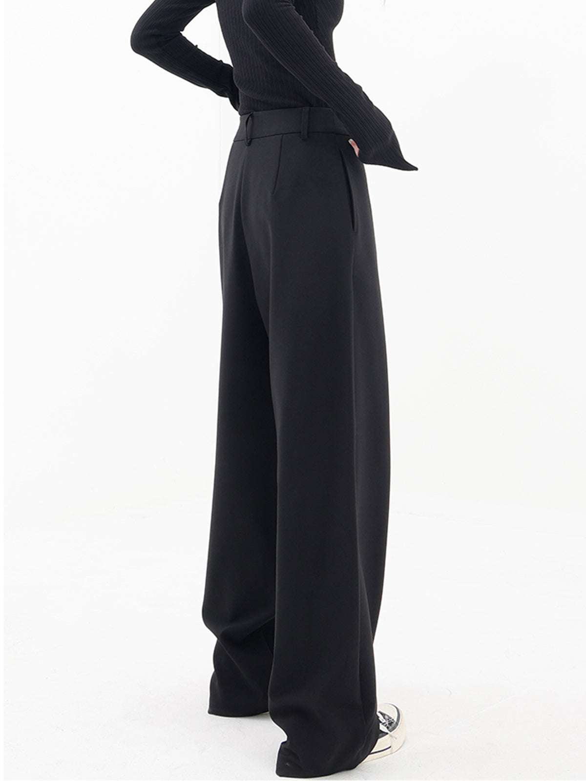Noor - Elegante Wijde Broek met Uniek Design