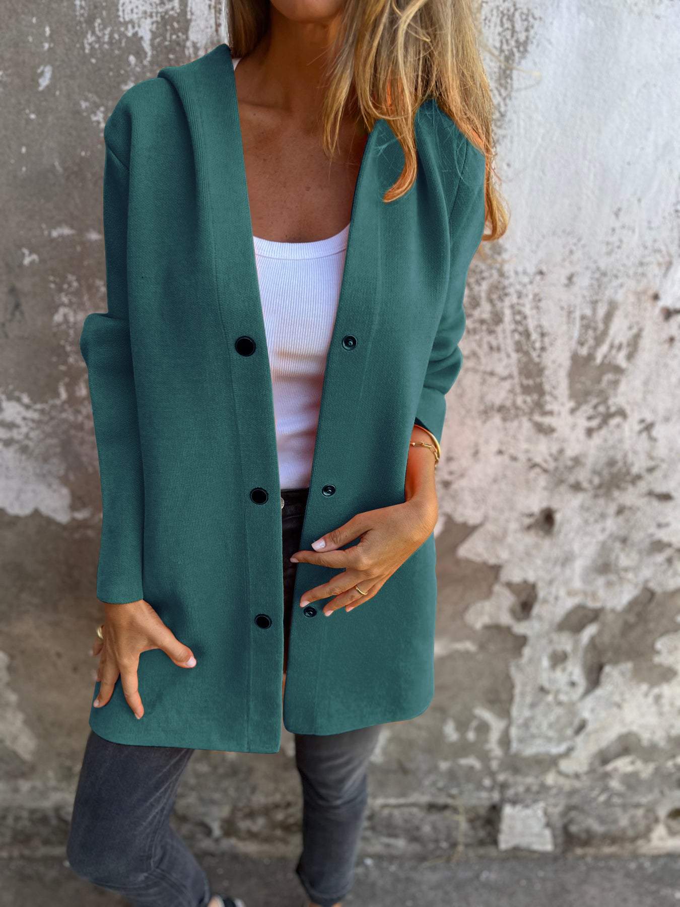 Lois | Casual blazer met capuchon