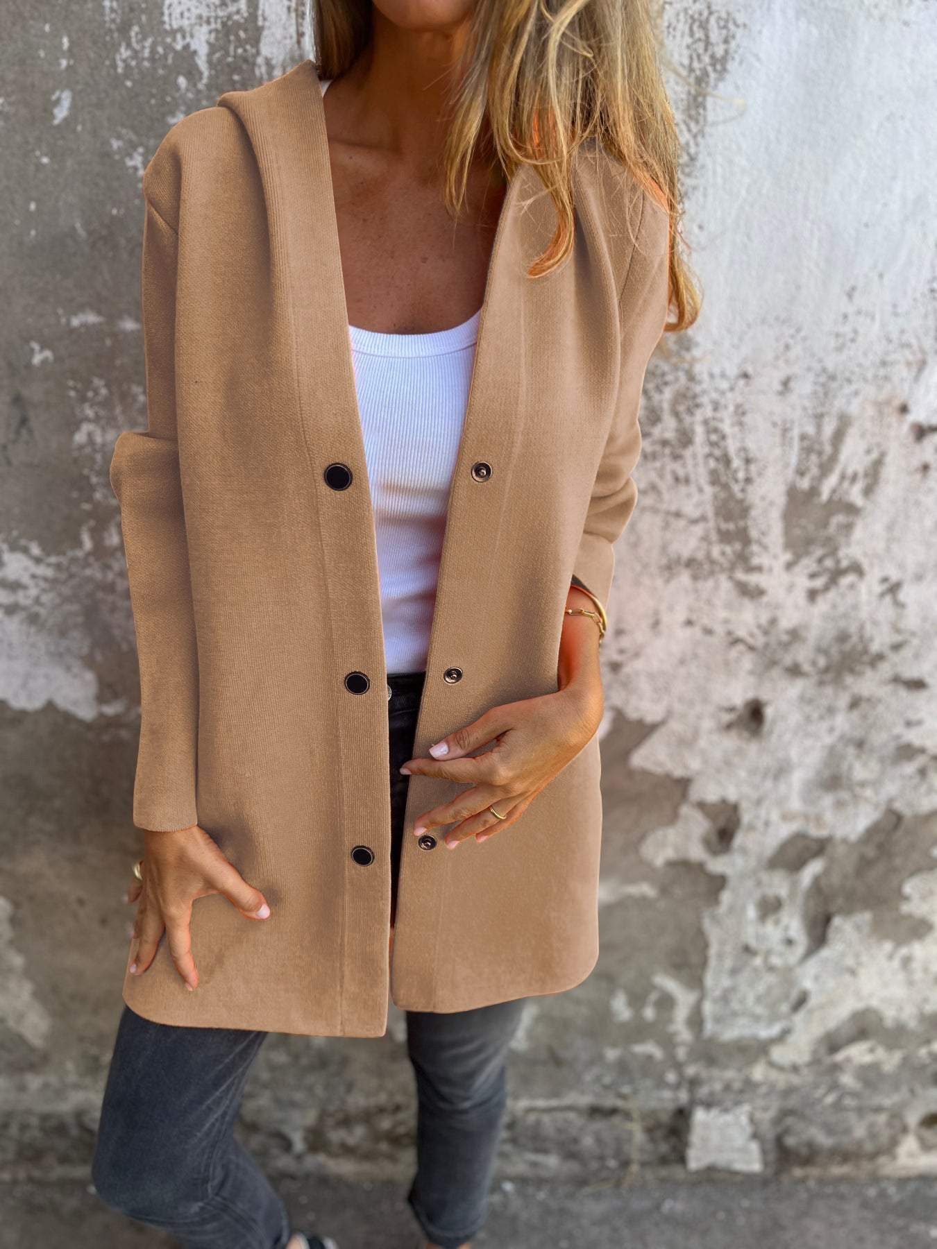 Lois | Casual blazer met capuchon