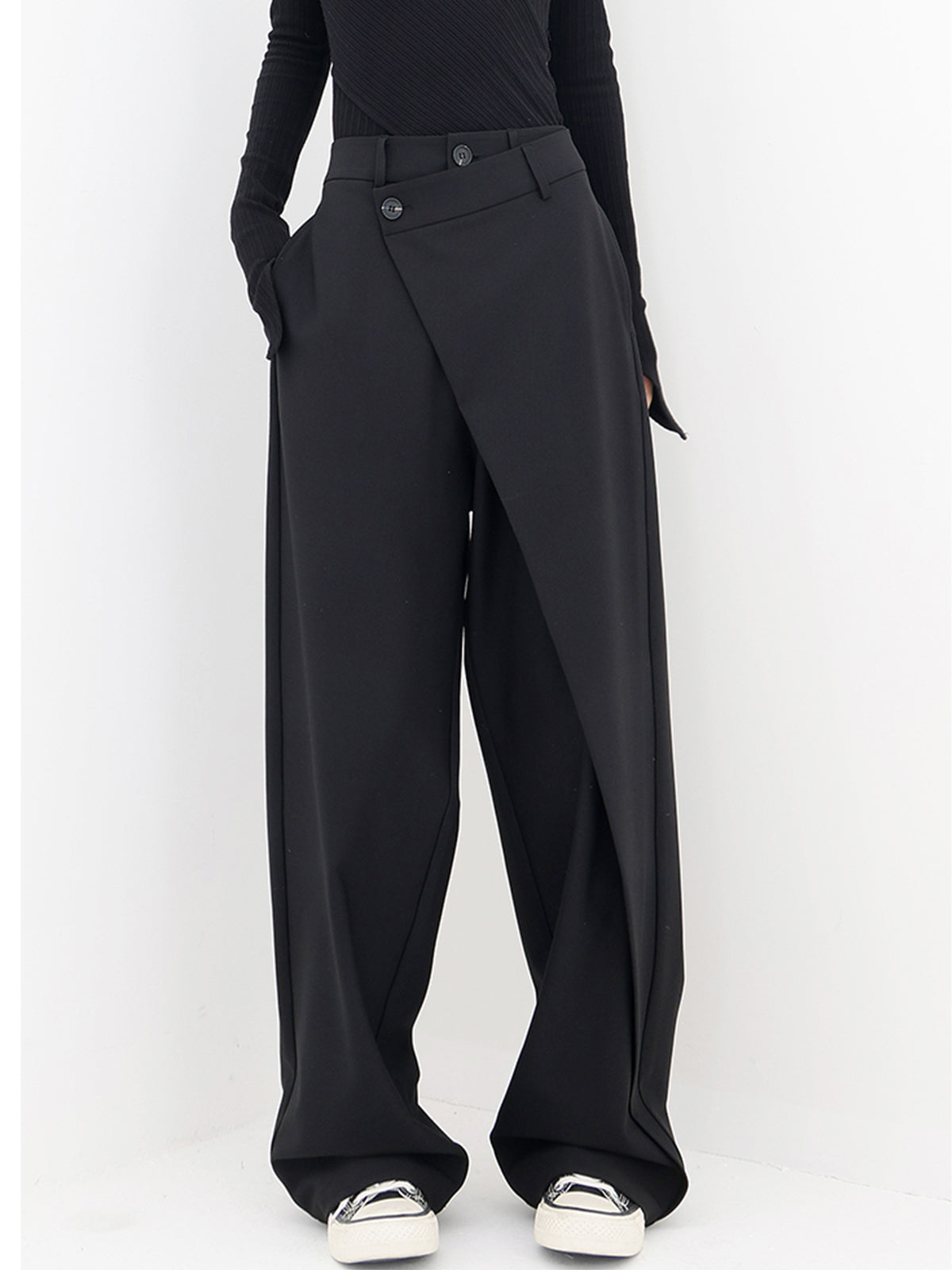 Noor - Elegante Wijde Broek met Uniek Design