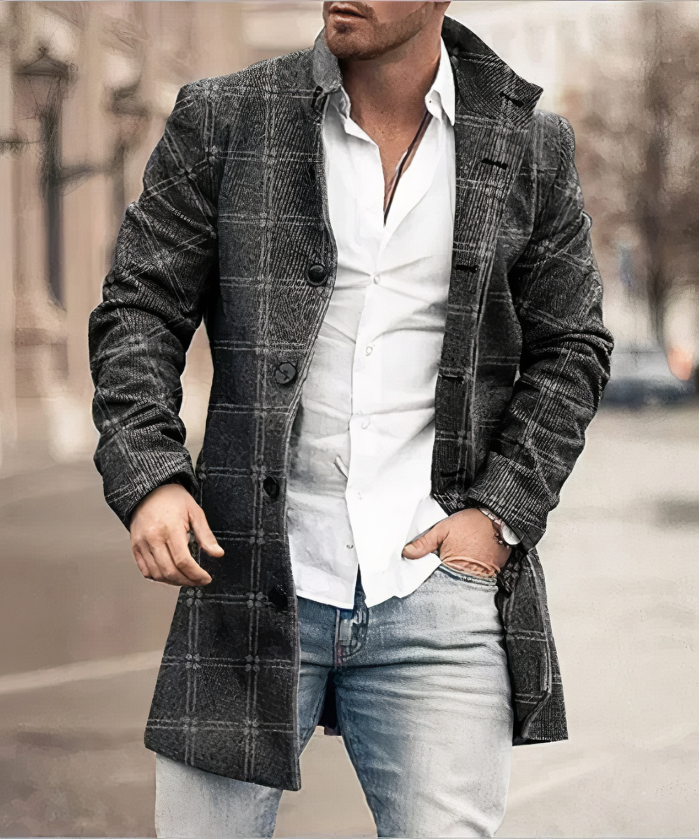 Adam | Trenchcoat met een Moderne Flair voor Mannen