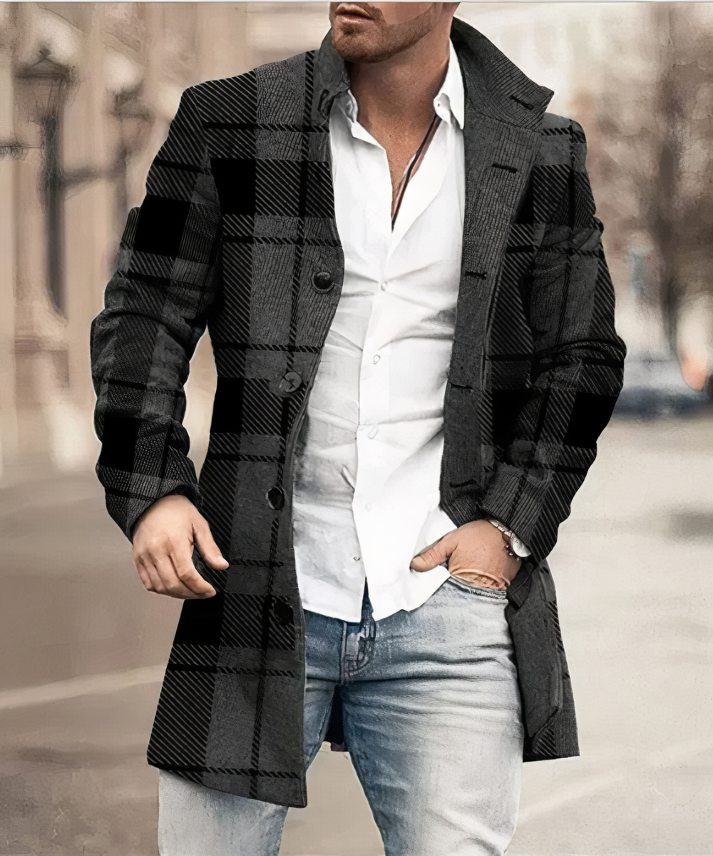 Adam | Trenchcoat met een Moderne Flair voor Mannen