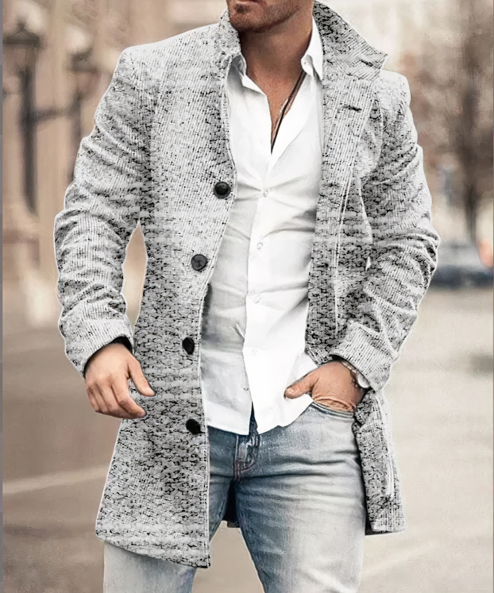 Adam | Trenchcoat met een Moderne Flair voor Mannen