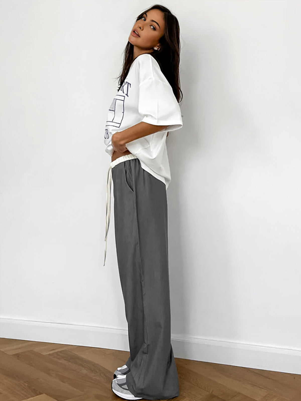 Mia | Relaxte Broek met Trekkoord