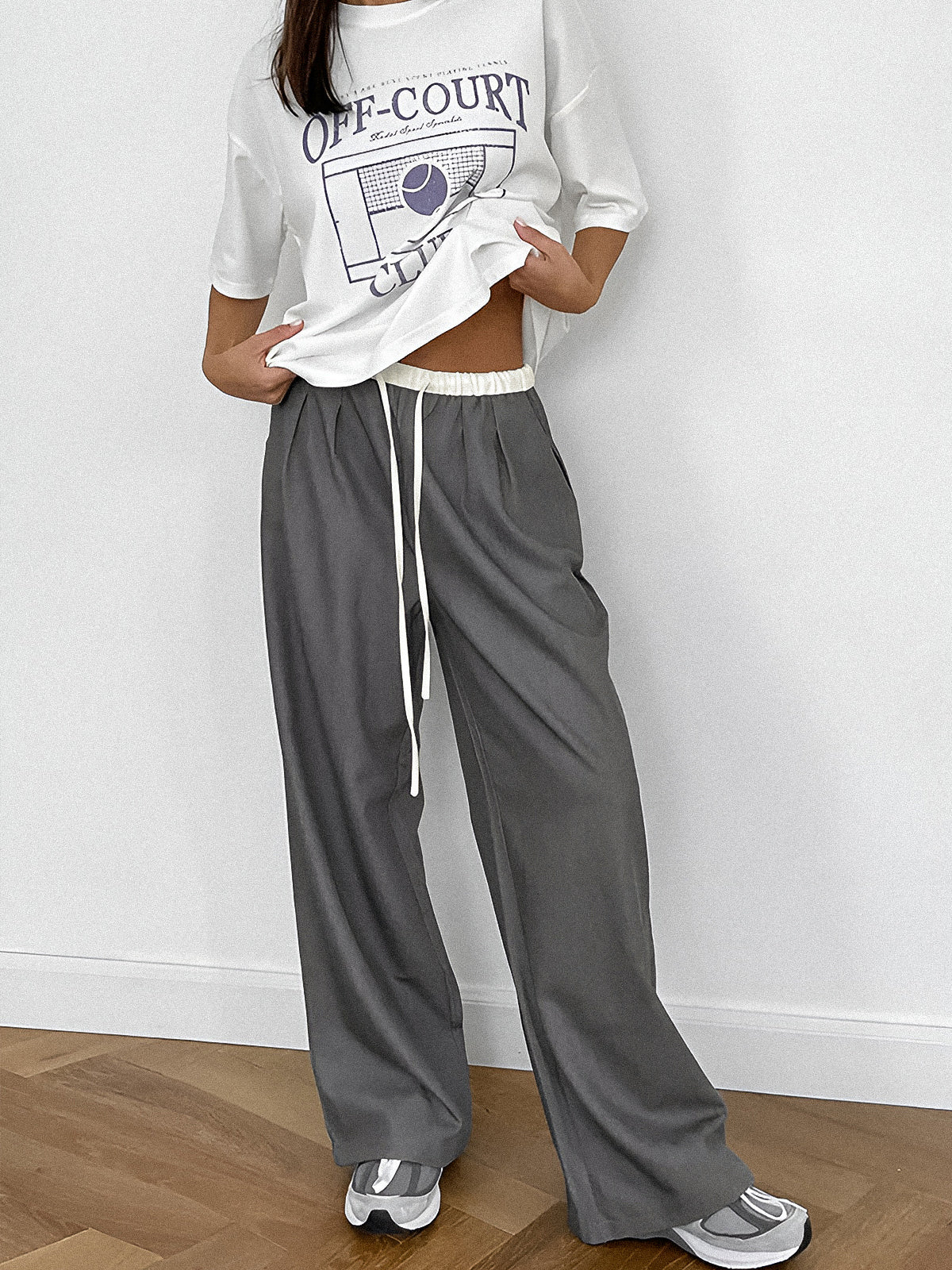 Mia | Relaxte Broek met Trekkoord