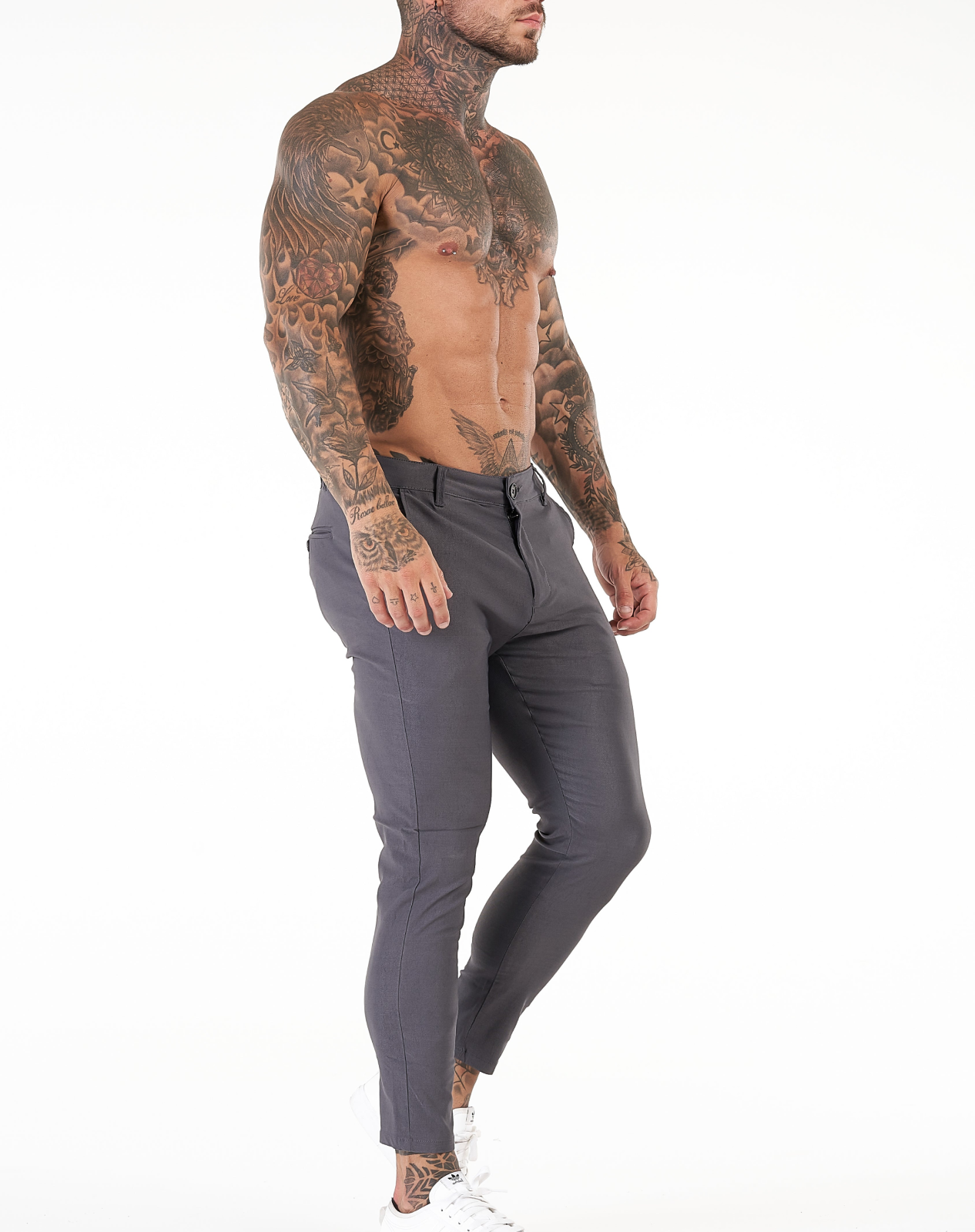 ENZO TROUSERS | GREY