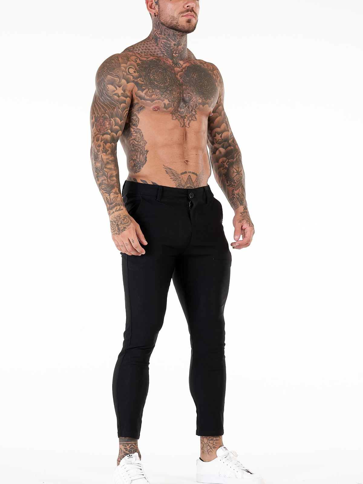 ENZO TROUSERS | BLACK