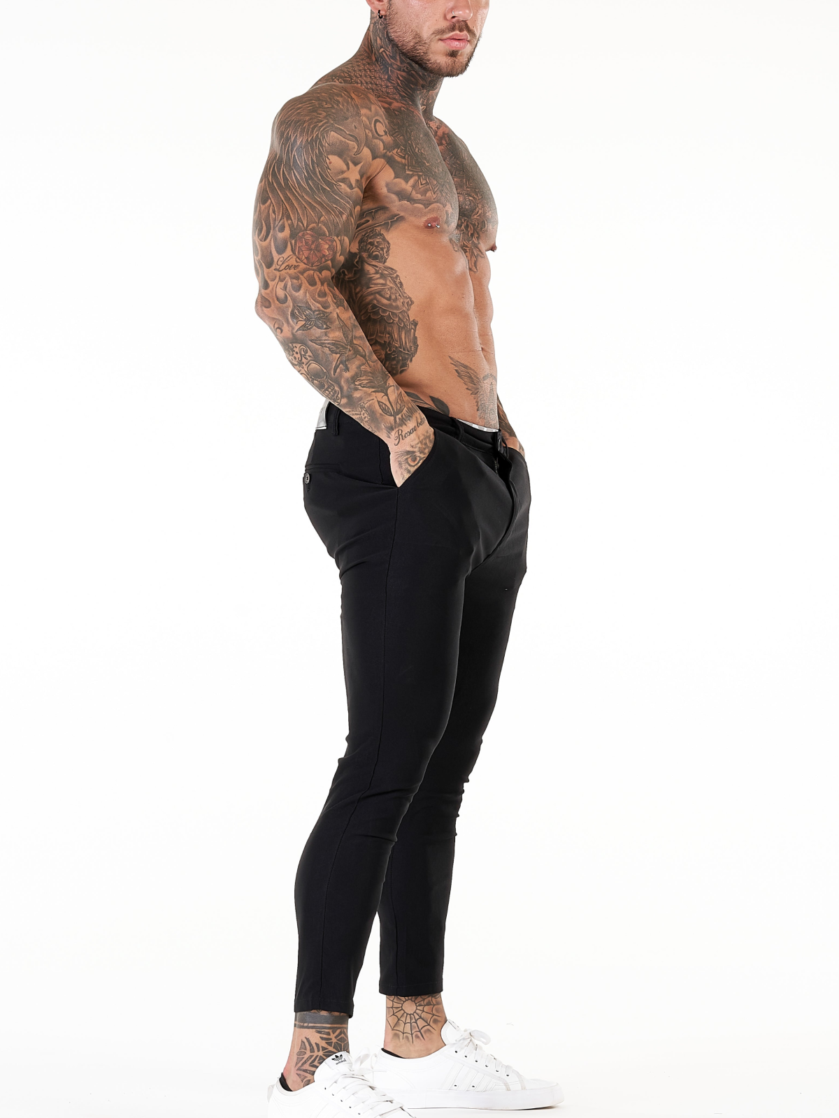 ENZO TROUSERS | BLACK