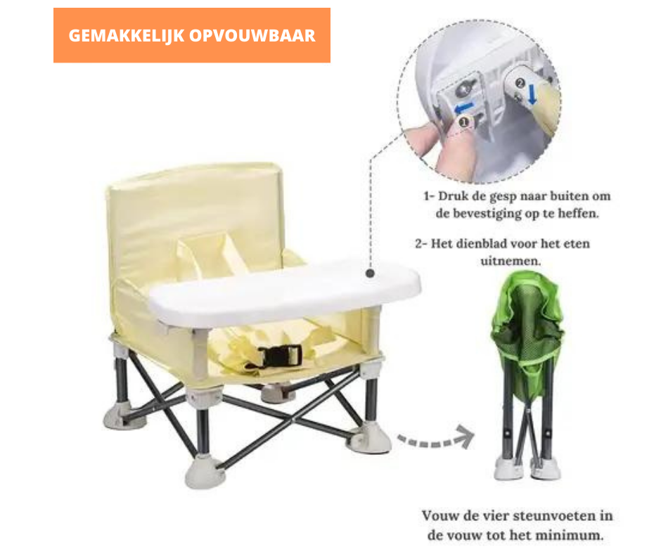 BoostBuddy™ - Draagbare kinderstoel