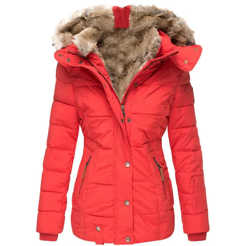 Annelie | Warme bontgevoerde winterjas