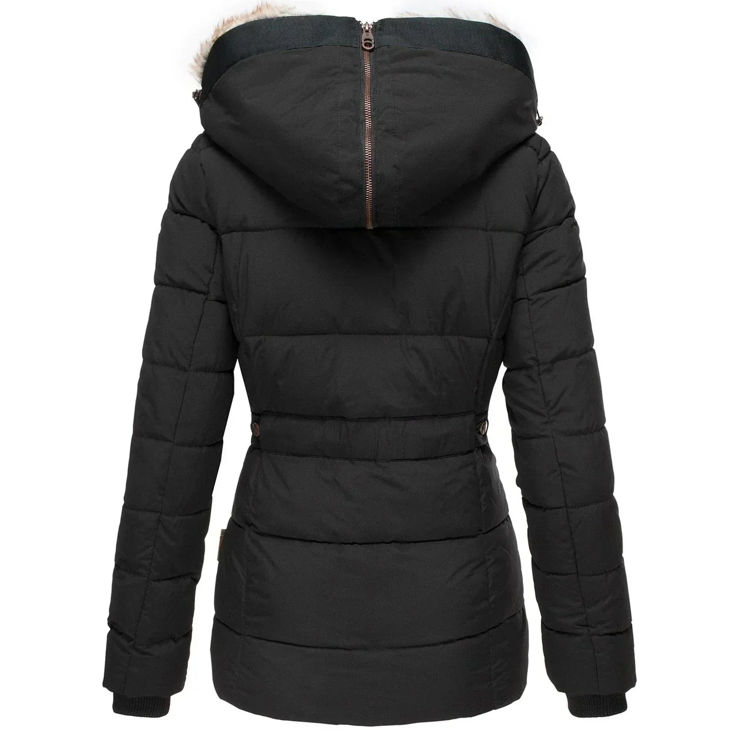 Annelie | Warme bontgevoerde winterjas