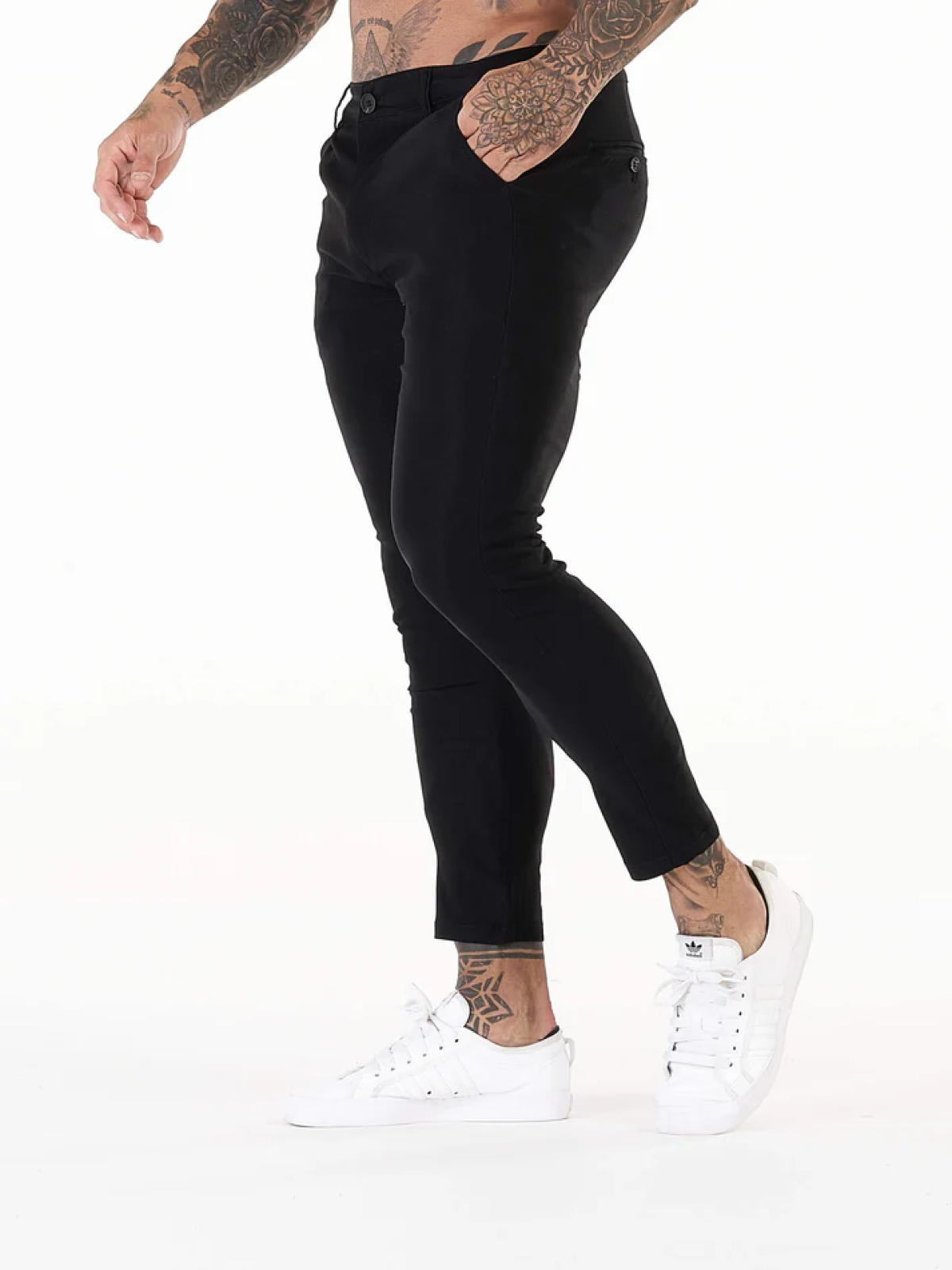 ENZO TROUSERS | BLACK