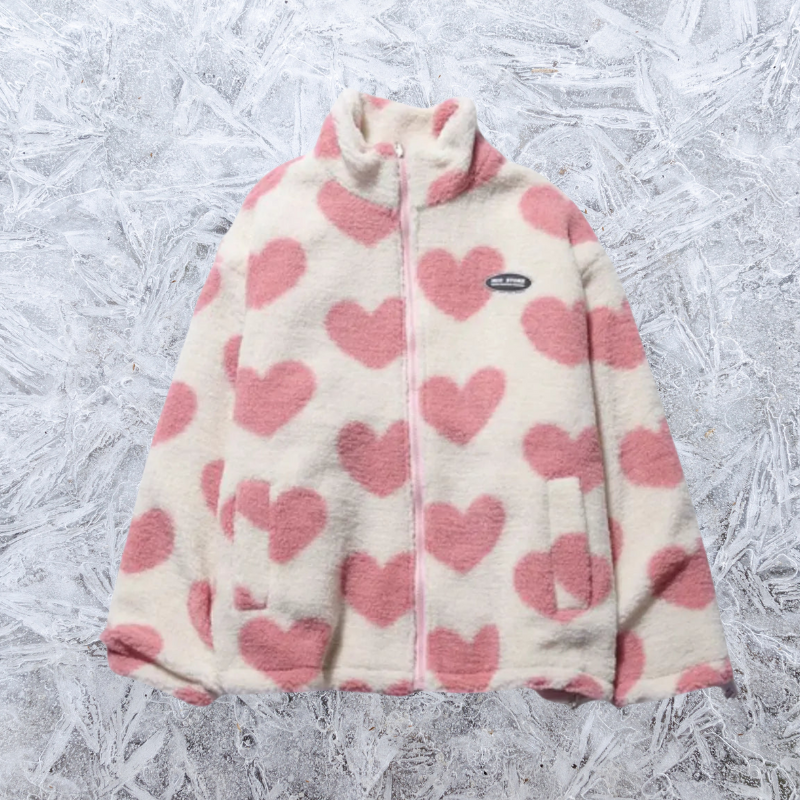 Rose™️ | Warme Dubbelzijdige Hartjas