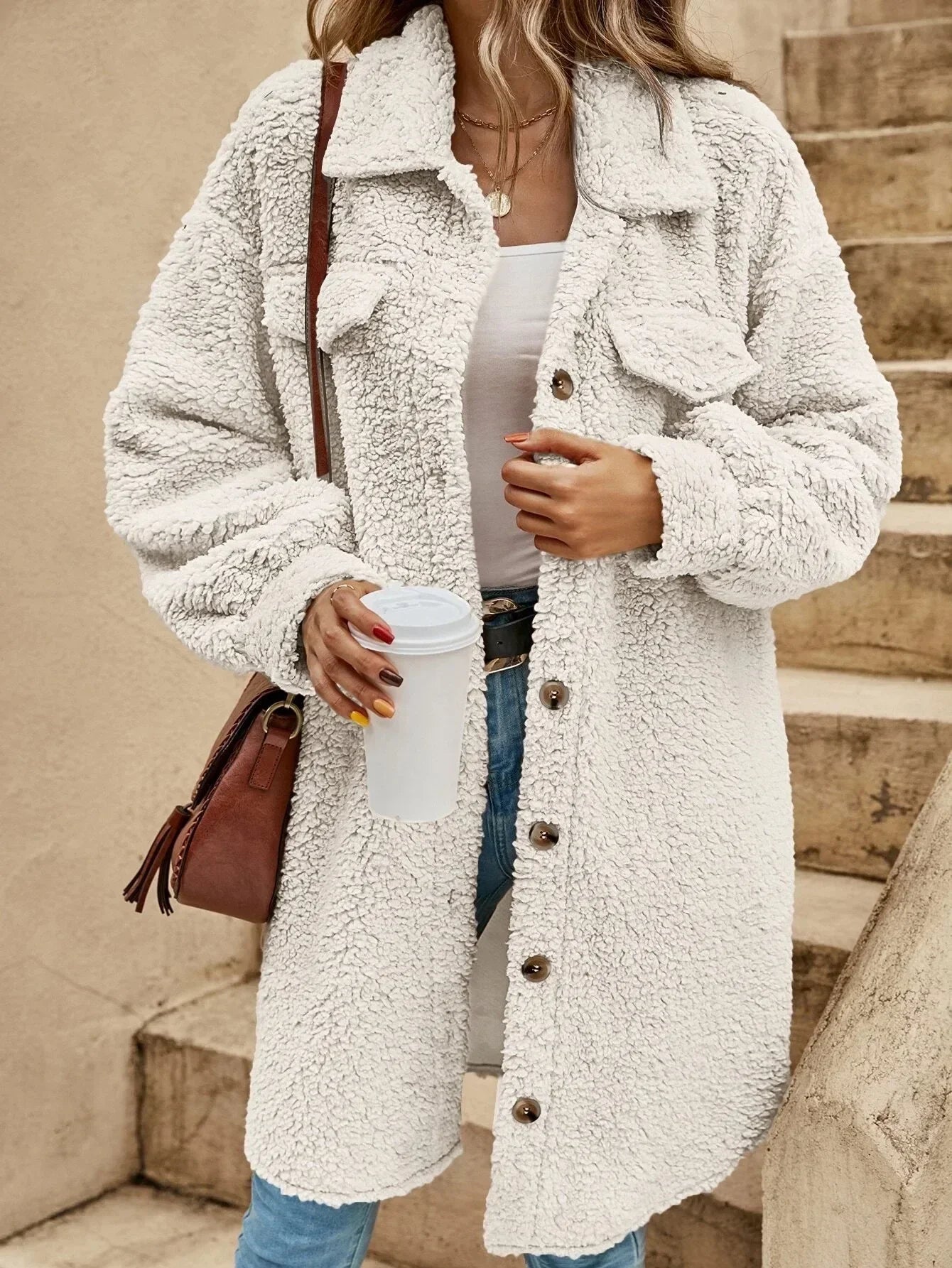 Mila | Fleece dames jas
