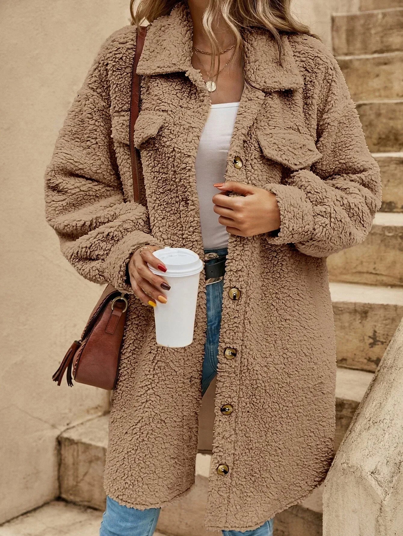 Mila | Fleece dames jas