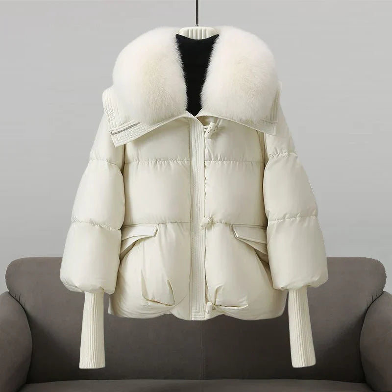 Valerie | Elegante Winterjas met Bondkraag