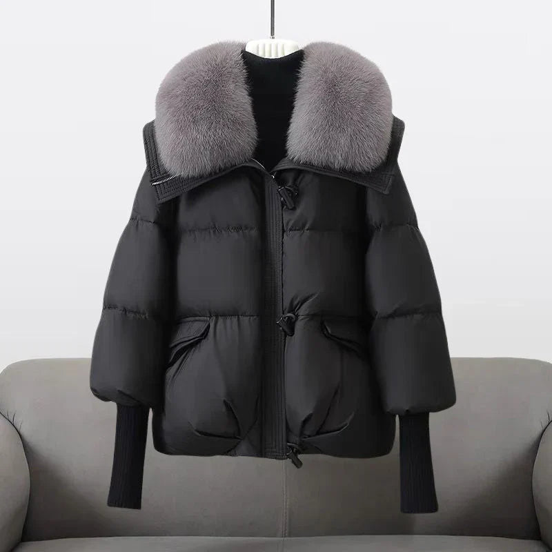 Valerie | Elegante Winterjas met Bondkraag