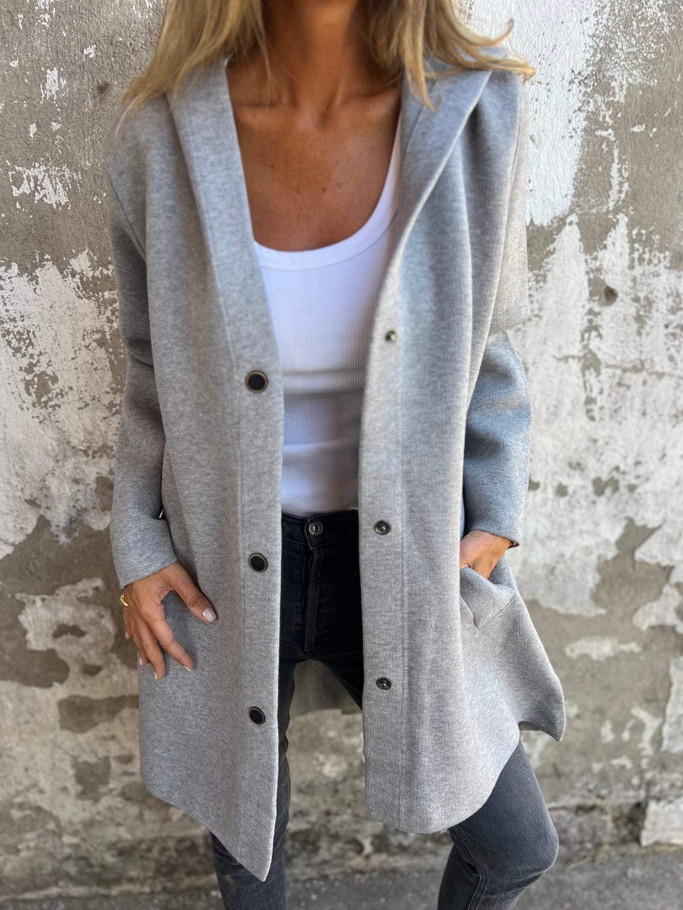 Lois | Casual blazer met capuchon