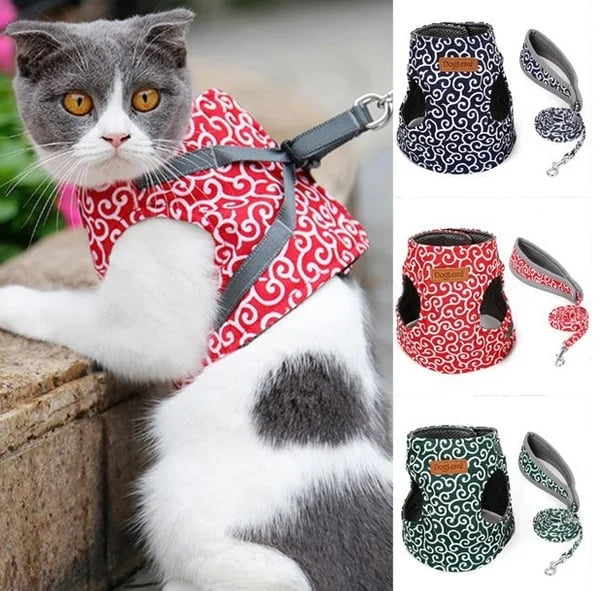 TravelPet™ | Kattentuig en Riem Set