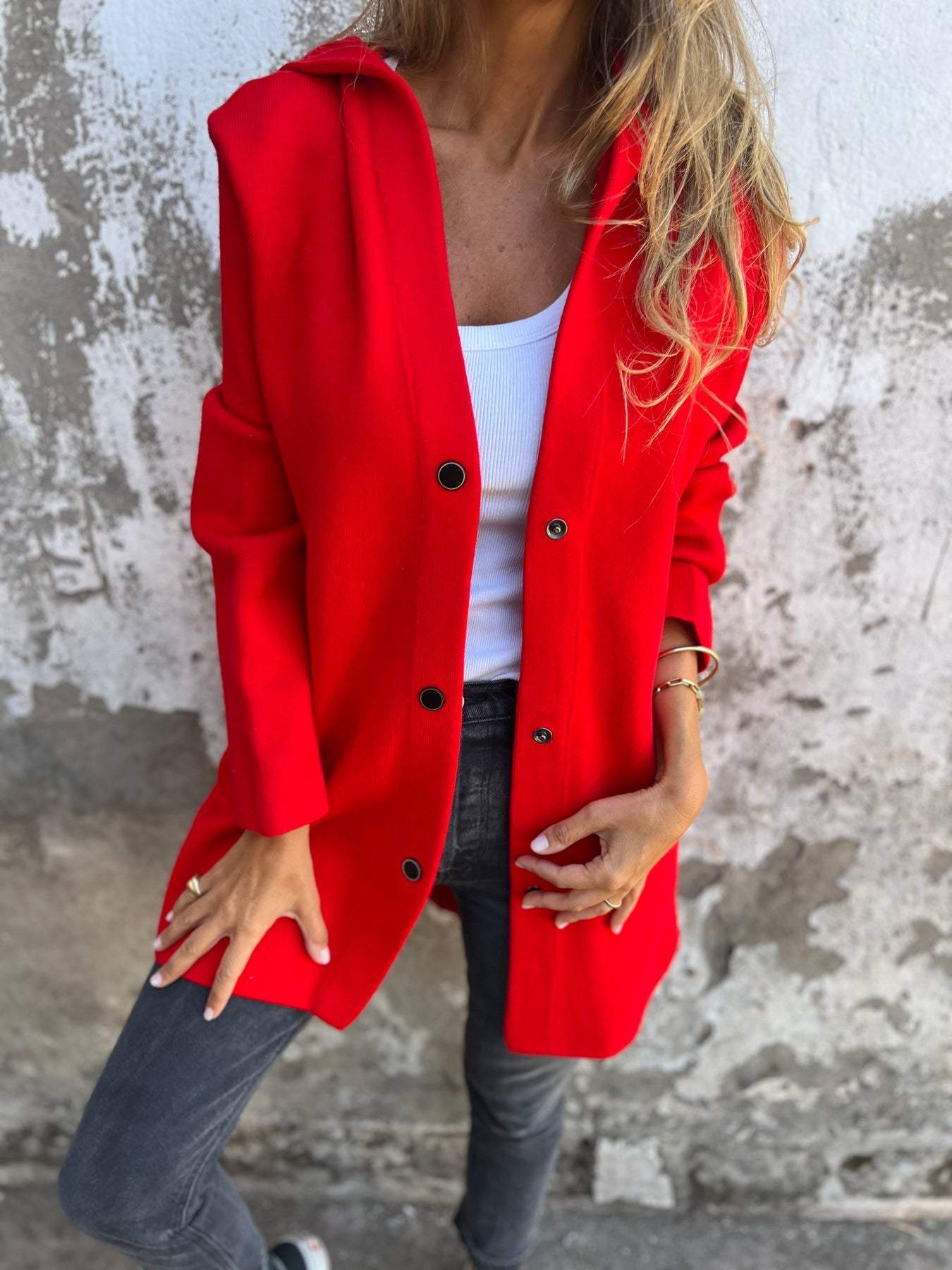 Lois | Casual blazer met capuchon