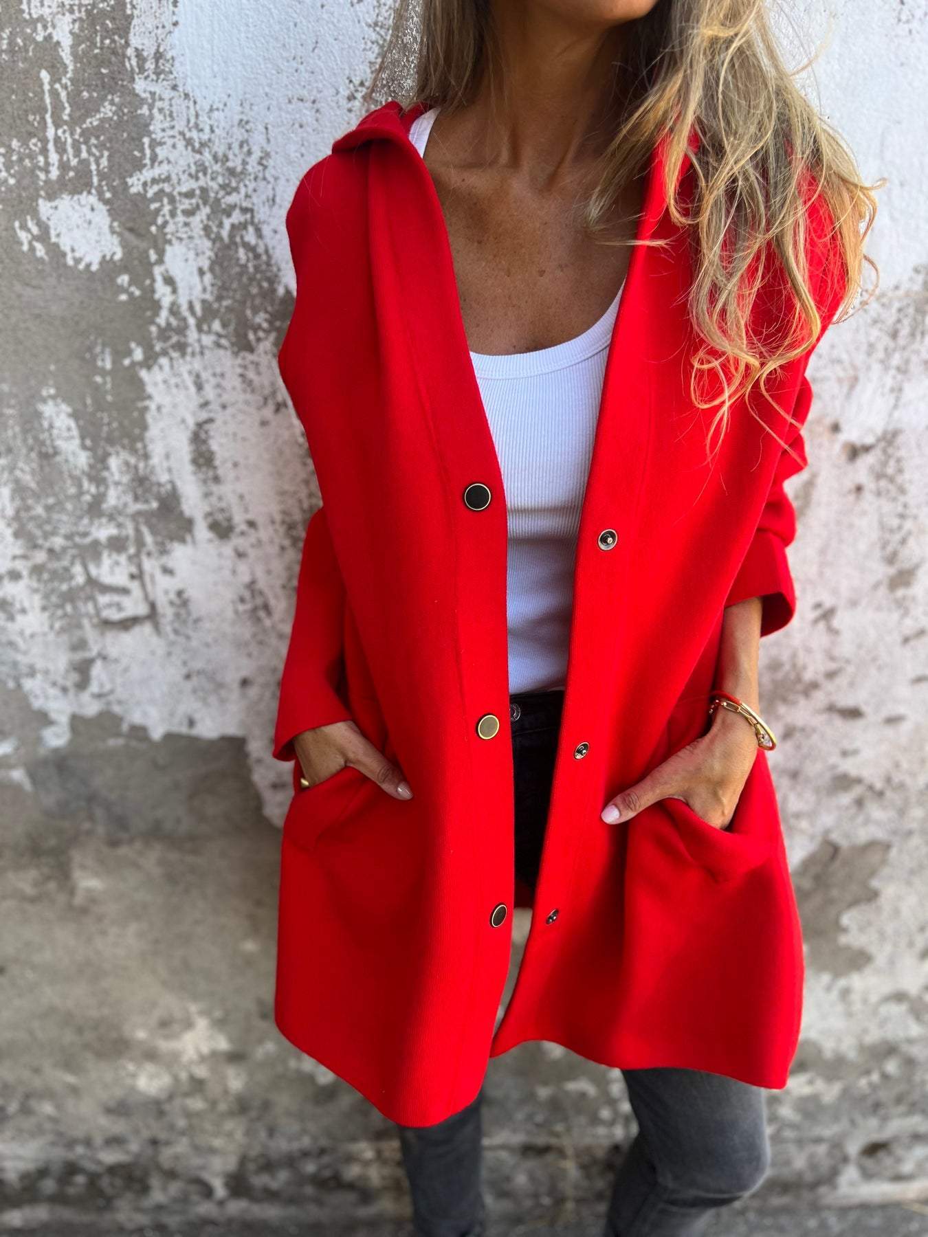 Lois | Casual blazer met capuchon