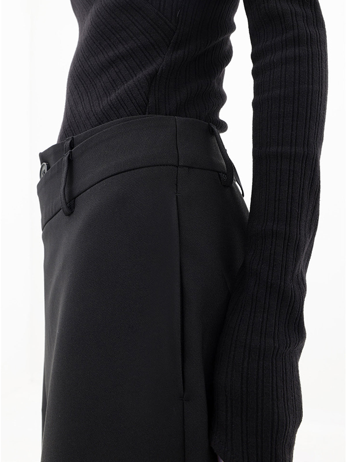 Noor - Elegante Wijde Broek met Uniek Design