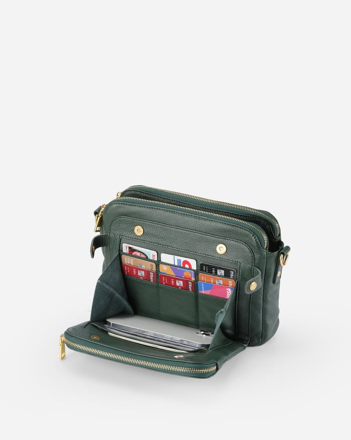 Amelia™ - Handmade Vegan Leather Crossbody Shoulder Bag