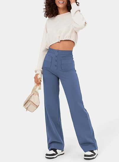 Lena | Hoge Taille Casual Broek