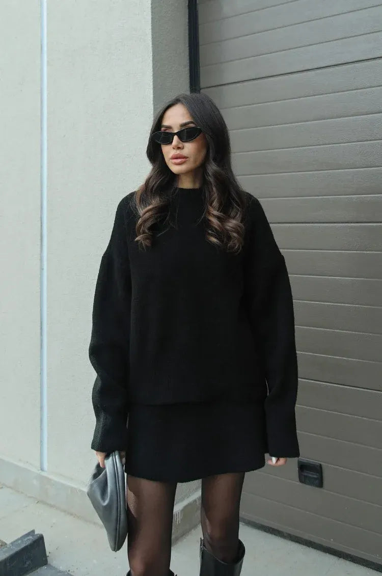 Sofie | Gebreid Pak (Top + Rok)