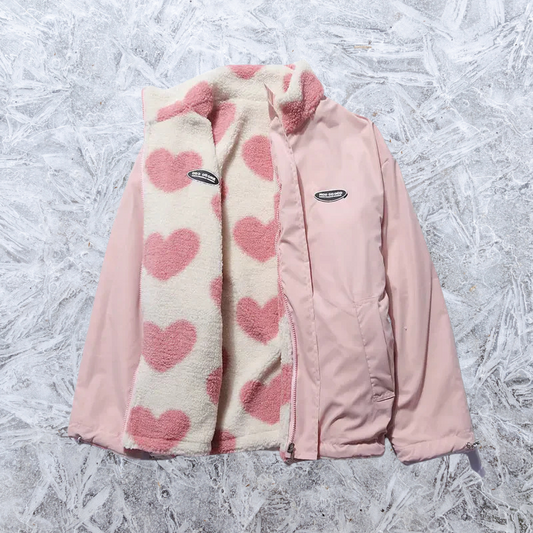 Rose™️ | Warme Dubbelzijdige Hartjas