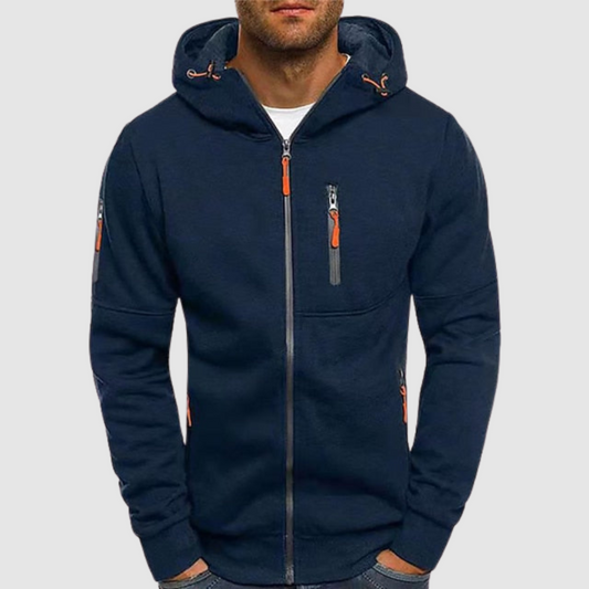 Luuk | Comfortabele Hoodie met Rits
