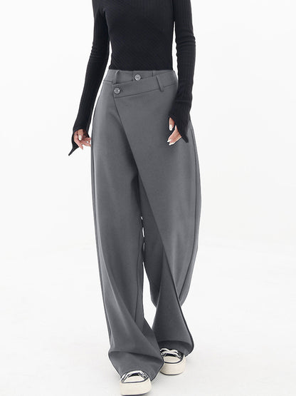 Noor - Elegante Wijde Broek met Uniek Design