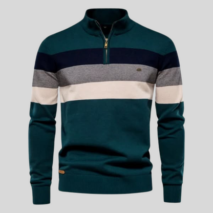 Renzo™ | Luxe Gestreepte Retro Trui