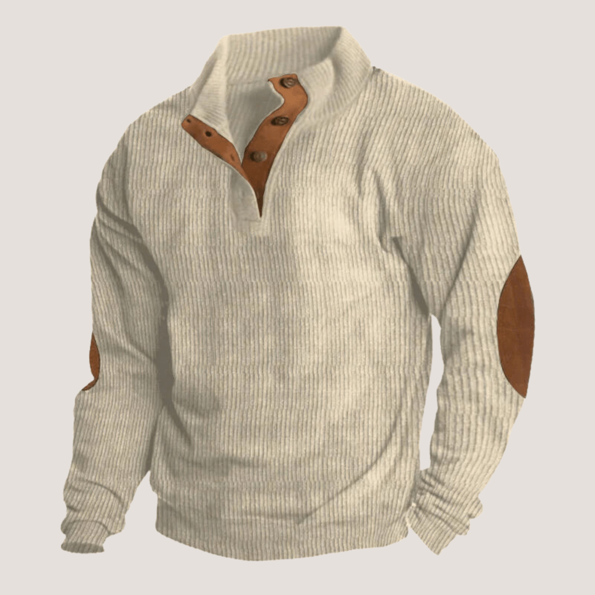 Olivier™ | Luxe trui met knopen