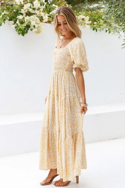 Élise - Robe à smocks
