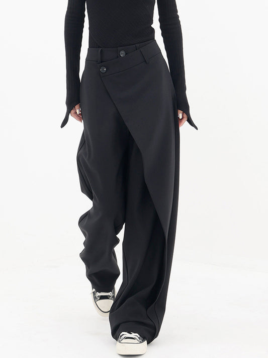 Noor - Elegante Wijde Broek met Uniek Design