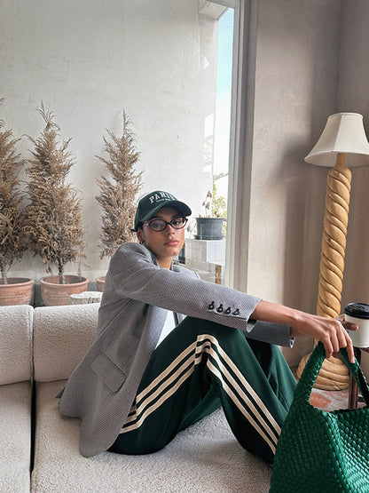 Jade | Groene Wijde Track Pants