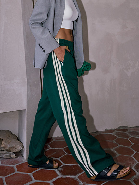 Jade | Groene Wijde Track Pants