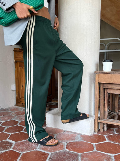 Jade | Groene Wijde Track Pants