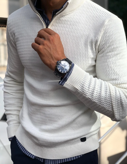 Simon | Elegante Zip Pullover