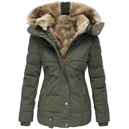 Annelie |  Warme bontgevoerde winterjas