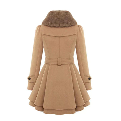 Laura | Chique Trenchcoat met Vegan Bont